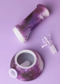 GALAXY UNBREAKABLE BONG 6"(Un Breakable Silicone Bong) -Glass Smoke World 3 1 ca593f53 a79d 4442 a0c0 f9a4d2ec65a5