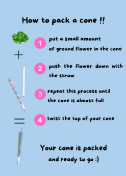 PLANT MOM CONES (8-pack)(Plant Mom Cones) 7 PLANT MOM CONES (8-pack)(Plant Mom Cones) -Glass Smoke World Howtopackacone f179683b d2ca 49d8 9083 290a08add41f