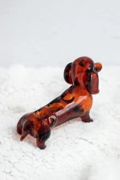 WIENER DOG TRIPLE BOWL PIPE(Weiner Dog Pipe) 7 WIENER DOG TRIPLE BOWL PIPE(Weiner Dog Pipe) -Glass Smoke World IMG 1289