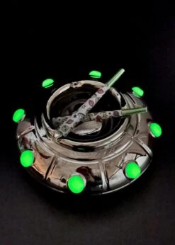 UFO ASHTRAY (glow In The Dark)(Ufo Ashtray) -Glass Smoke World IMG 1311 2