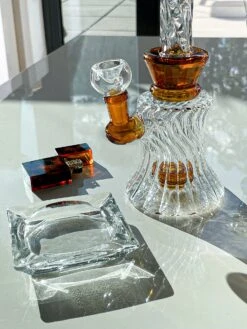 ELEGANT SWIRL BONG(Elegant Glass Bong) -Glass Smoke World IMG 1595 2