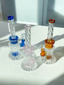 ELEGANT SWIRL BONG(Elegant Glass Bong) -Glass Smoke World IMG 1617 2