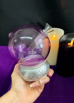 PURPLE CRYSTAL BALL BONG(Purple Crystal Ball Bong) -Glass Smoke World IMG 2423 2