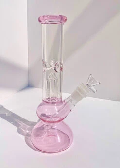 DOUBLE BUBBLE BONG(Canna Style Pretty In Pink Bong) 12 DOUBLE BUBBLE BONG(Canna Style Pretty In Pink Bong) -Glass Smoke World IMG 3319