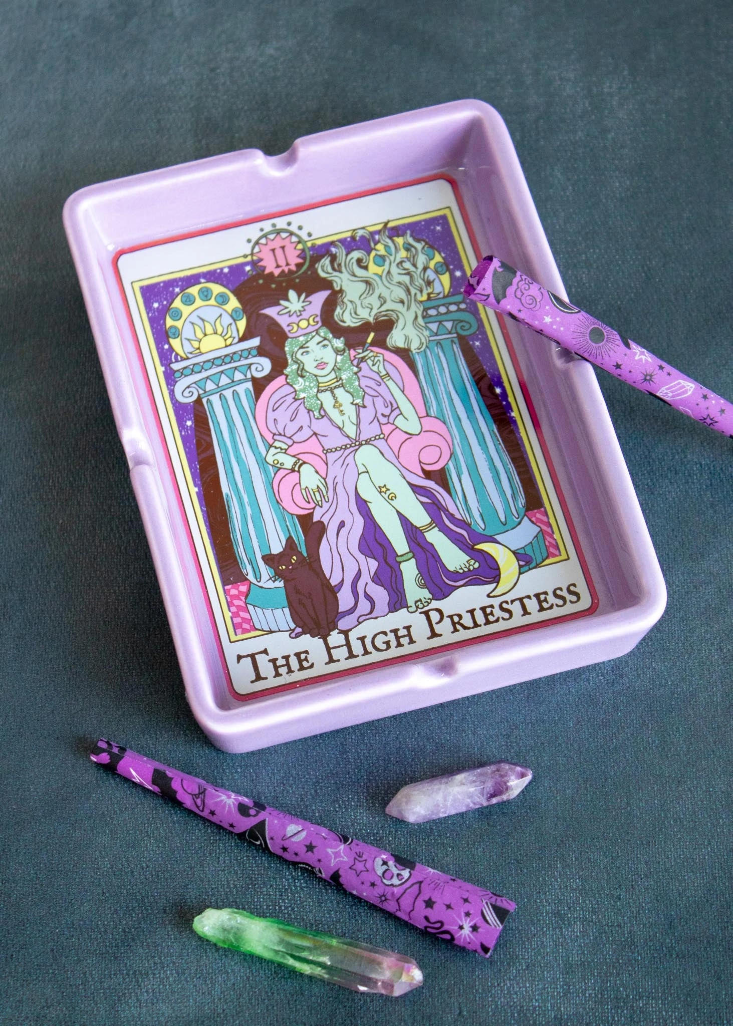 HIGH PRIESTESS TAROT CARD ASHTRAY(The High Priestess Ashtray) 1 HIGH PRIESTESS TAROT CARD ASHTRAY(The High Priestess Ashtray)