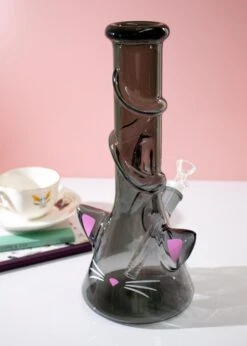 Glass Smoke World 19 CAT BONG(Cat Ears Bong)