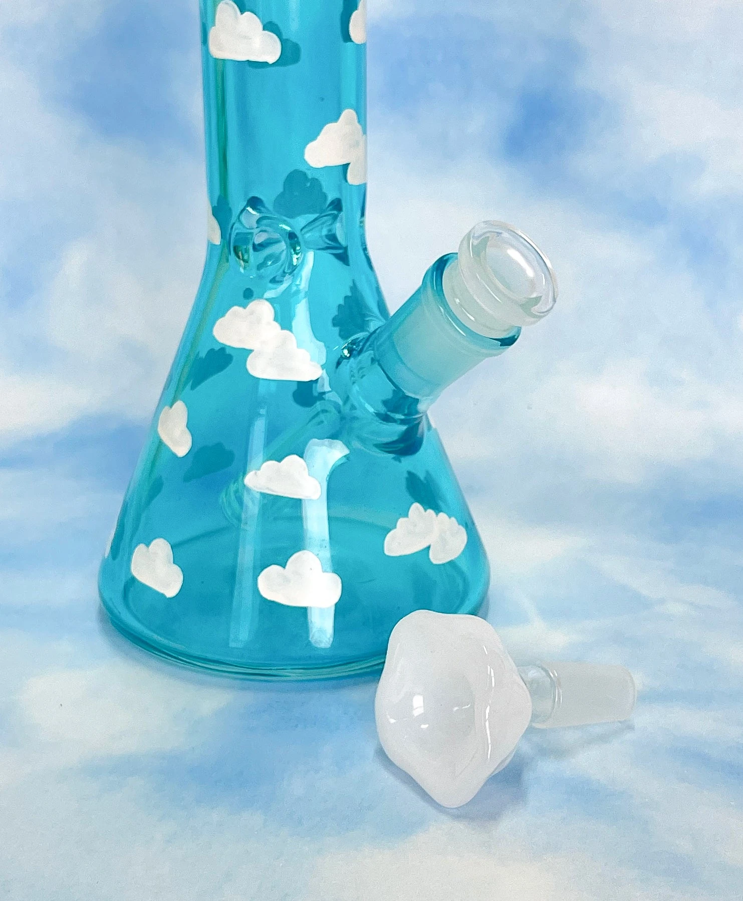 CLOUD BONG 10"(Dreamy Cloud Bong) 4 CLOUD BONG 10"(Dreamy Cloud Bong) - Image 4