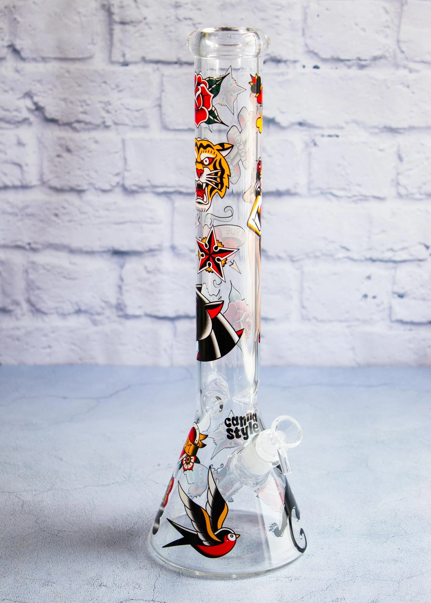 TATTOO BONG 16"(16 Tattoo Beaker Bong) 11 TATTOO BONG 16"(16 Tattoo Beaker Bong) - Image 11