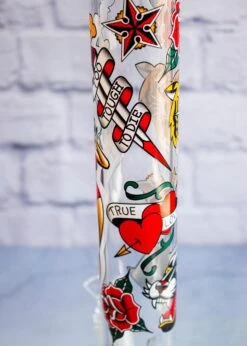 TATTOO BONG 16"(16 Tattoo Beaker Bong) 18 TATTOO BONG 16"(16 Tattoo Beaker Bong) -Glass Smoke World IMG 8435
