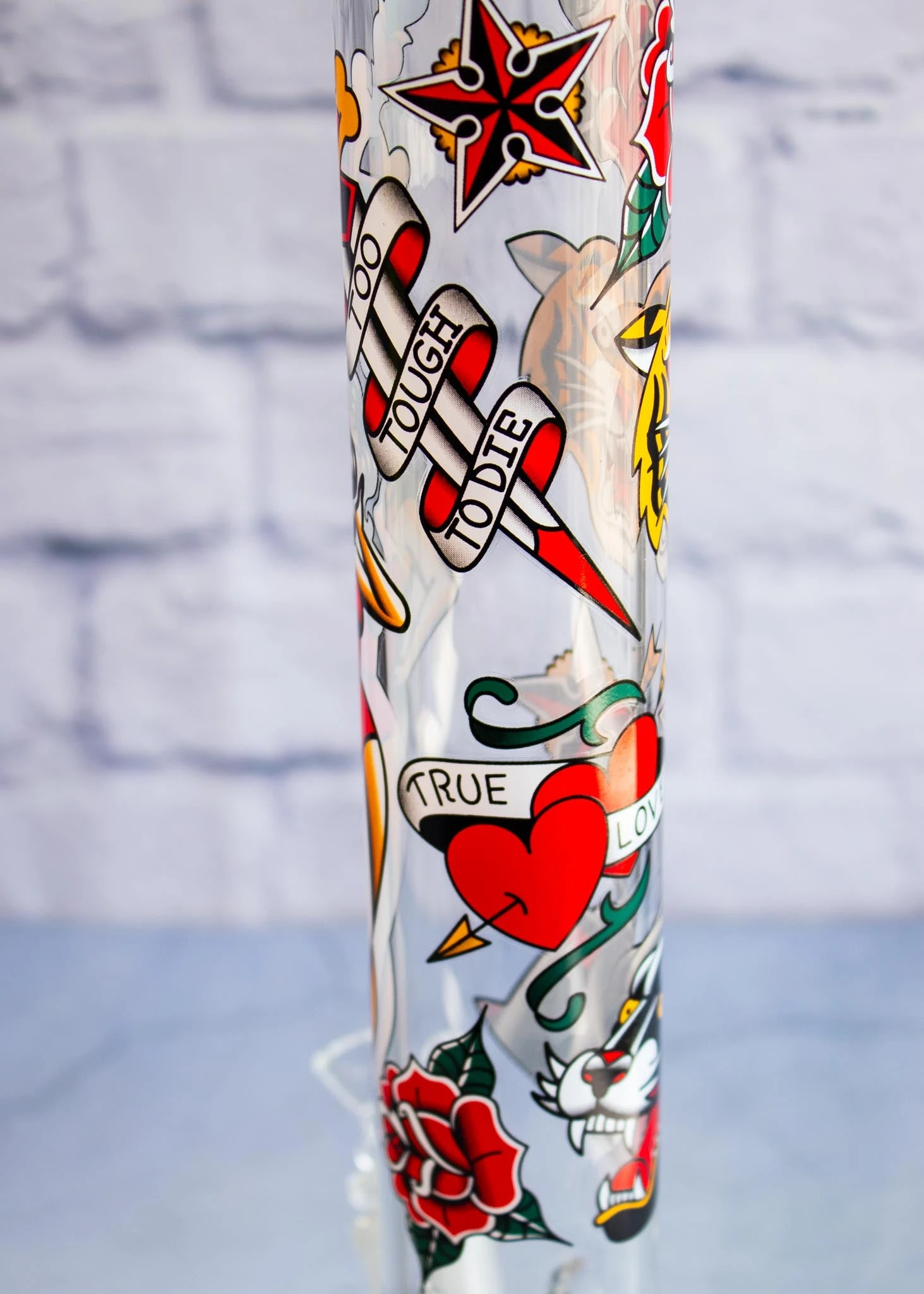 TATTOO BONG 16"(16 Tattoo Beaker Bong) 8 TATTOO BONG 16"(16 Tattoo Beaker Bong) - Image 8