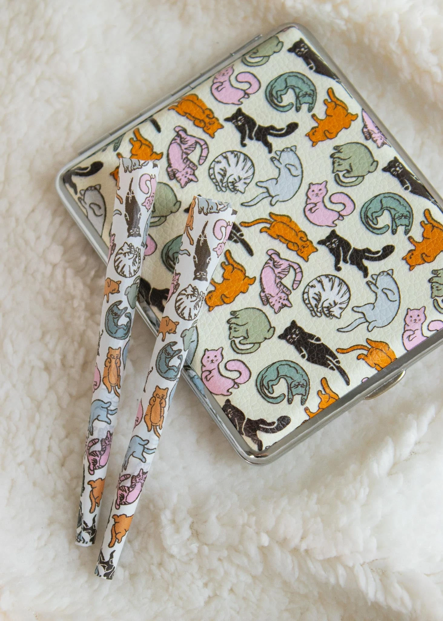 COZY CAT JOINT CASE(Vintage Rose Cat Joint Case) 3 COZY CAT JOINT CASE(Vintage Rose Cat Joint Case) - Image 3