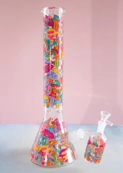 COLORFUL MUSHROOM ASH CATCHER(Mushroom Ash Catcher) -Glass Smoke World IMG 8660