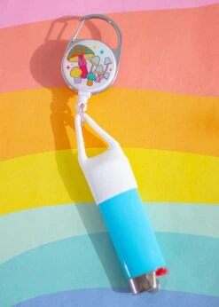 COLORFUL MUSHROOM LIGHTER LEASH(Colorful Mushroom Lighter Leash) -Glass Smoke World IMG 8918 8acfa3ae 2ad2 4917 a2f9 a8dc0f2ec12f