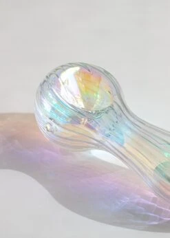 IRIDESCENT SWIRL SPOON PIPE(Iridescent Swirl Spoon Pipe) 7 IRIDESCENT SWIRL SPOON PIPE(Iridescent Swirl Spoon Pipe) -Glass Smoke World IS 2