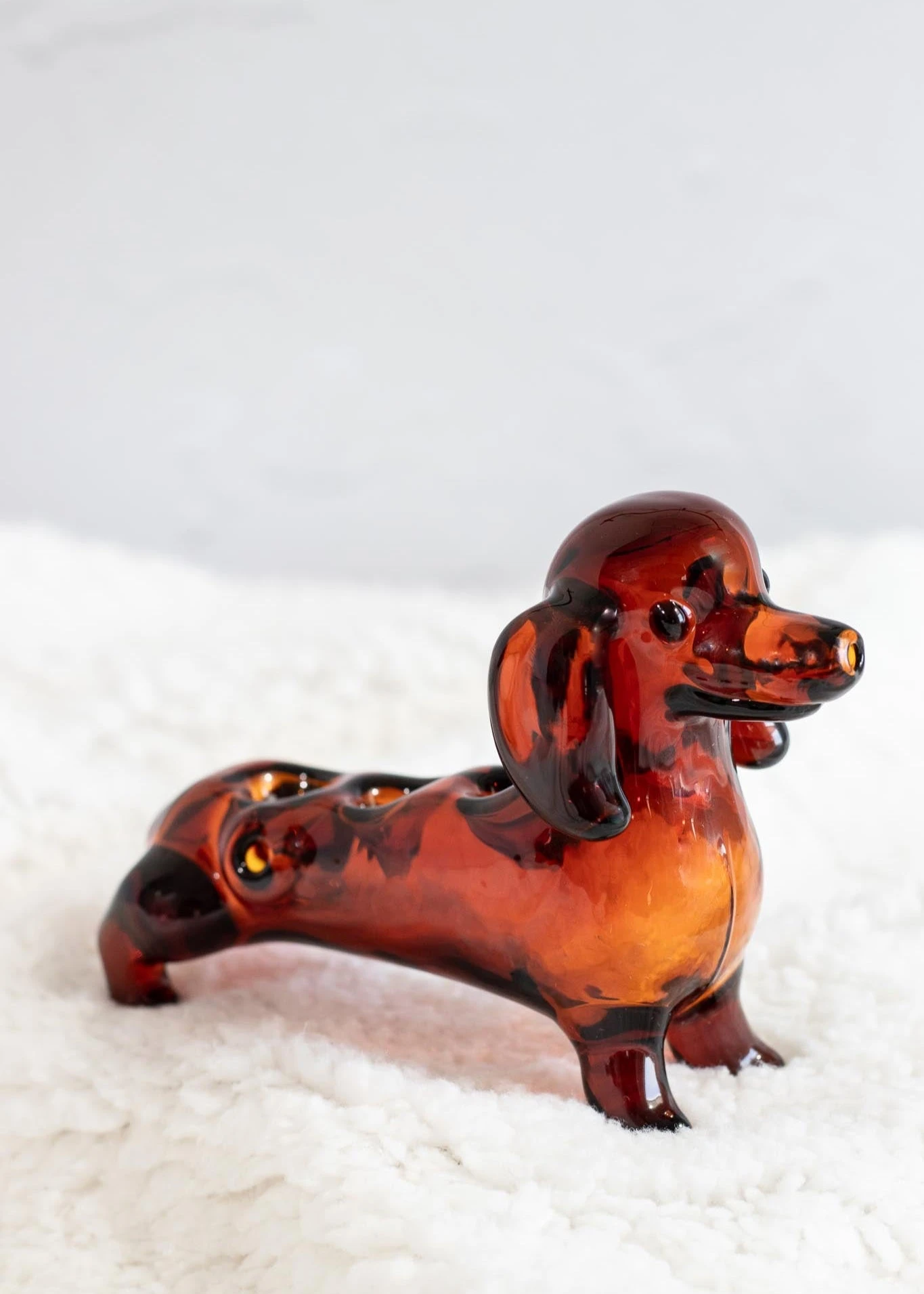 WIENER DOG TRIPLE BOWL PIPE(Weiner Dog Pipe) 1 WIENER DOG TRIPLE BOWL PIPE(Weiner Dog Pipe)