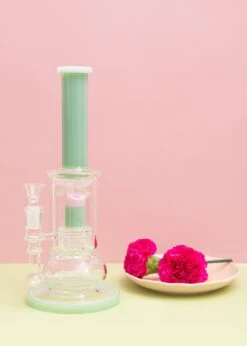 FUNCTIONAL JADE BONG(Sturdy Perc Beauty Bong)