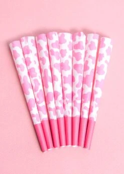 PINK COW CONES (8-pack)(Cow Cones)