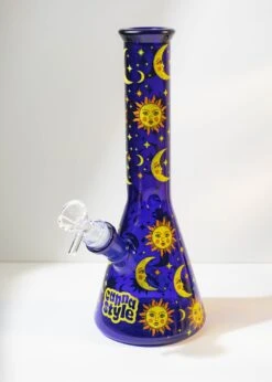 90's CELESTIAL BONG 10"(Vintage Celestial Bong) -Glass Smoke World bong4
