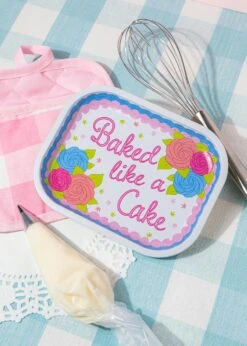 "BAKED LIKE A CAKE" ROLLING TRAY(Lets Get Baked Rolling Tray)