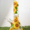 SUNFLOWER BONG 12"(Handpainted Sunflower Bong)